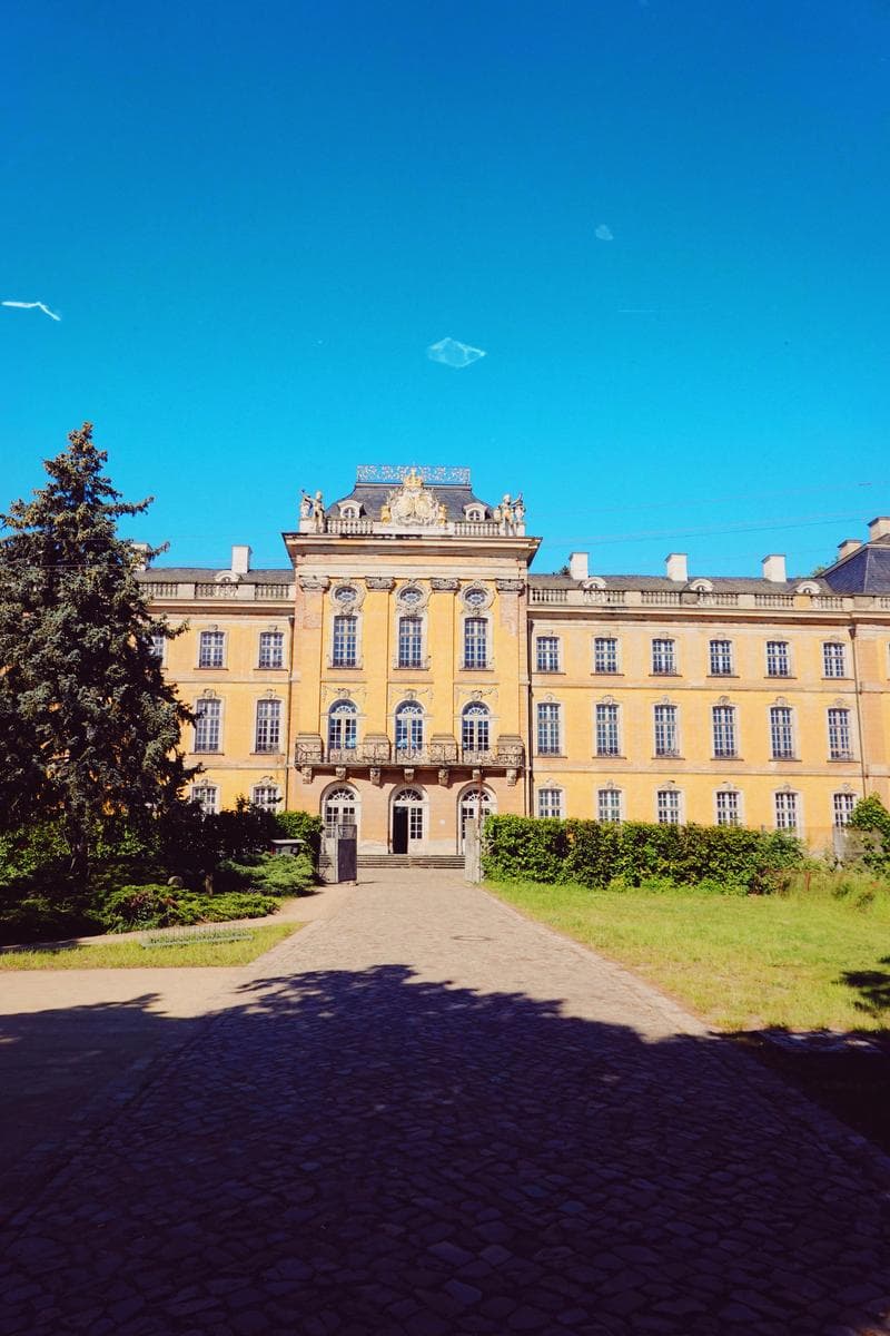 Schloss Dornburg front approach from the gardens